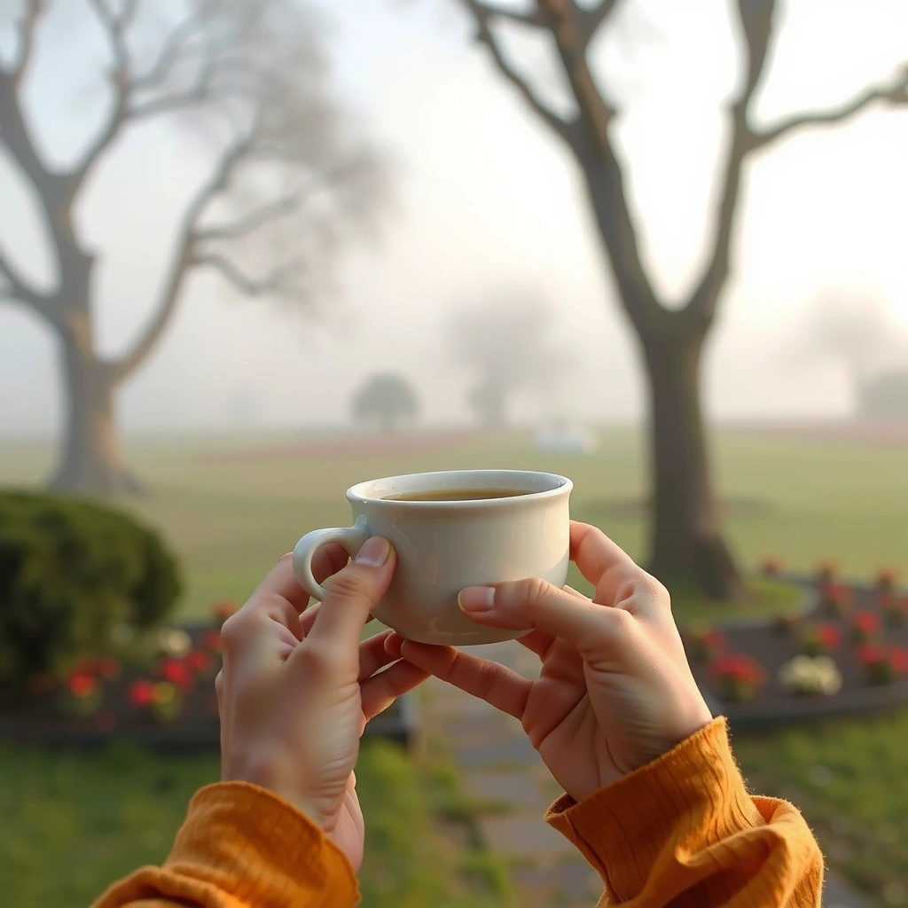 Moment de calme matinal